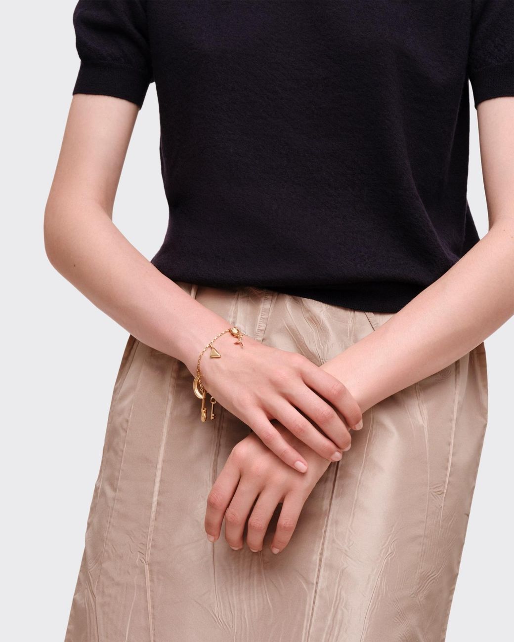 Prada White Eternal Pop Charms Bracelet