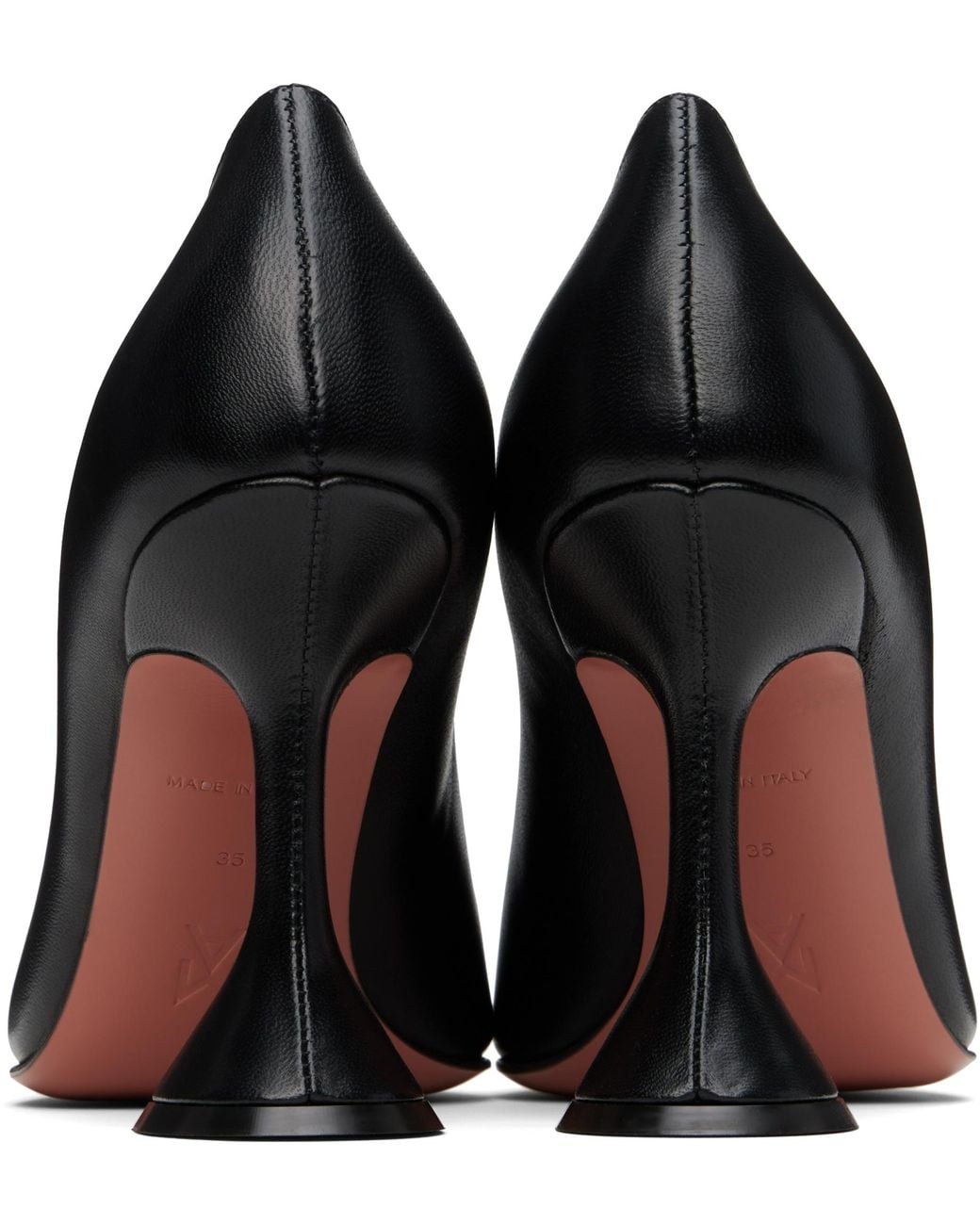 AMINA MUADDI Black Ami Pump Heels