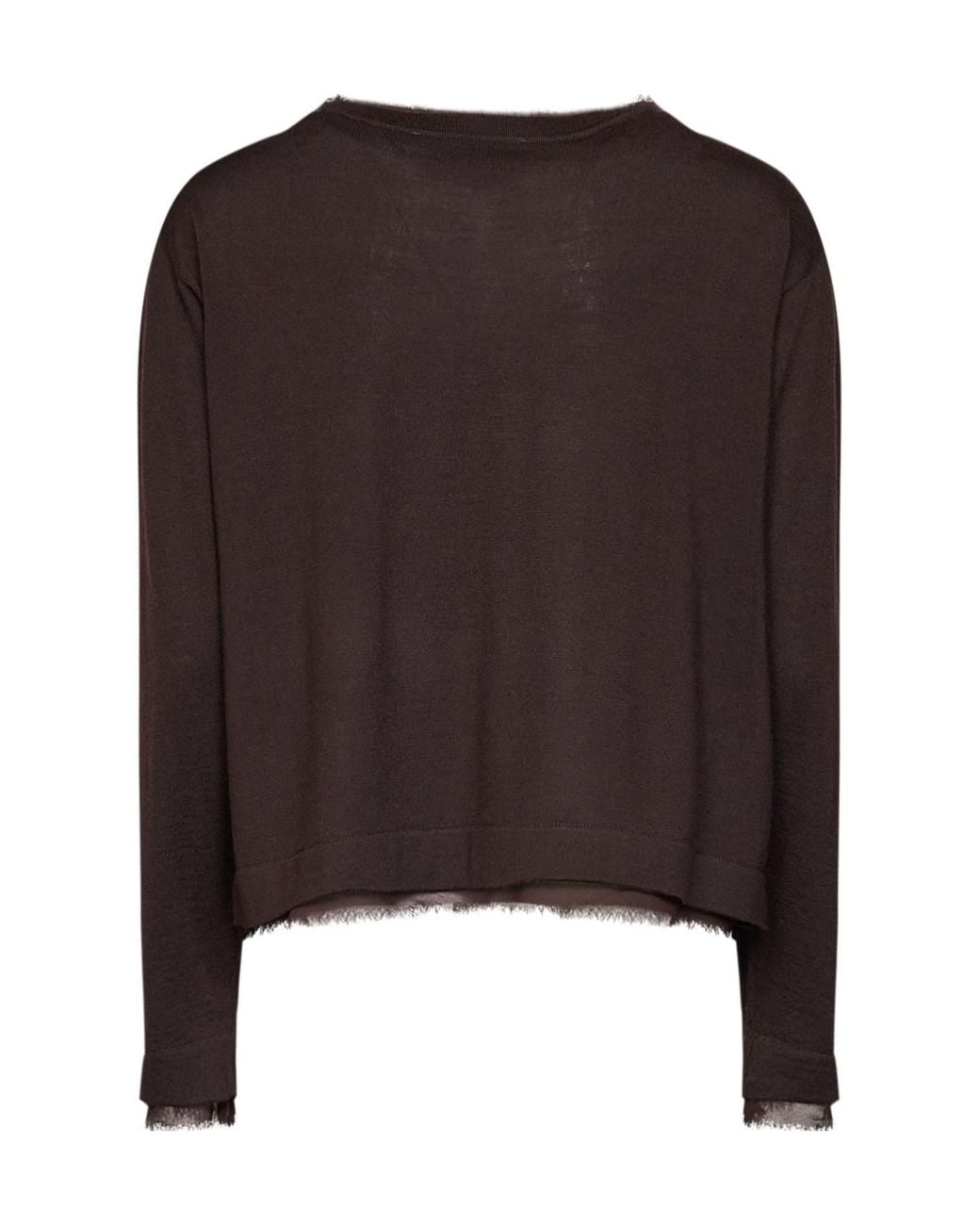 Kaos Brown Long-Sleeved Sweater