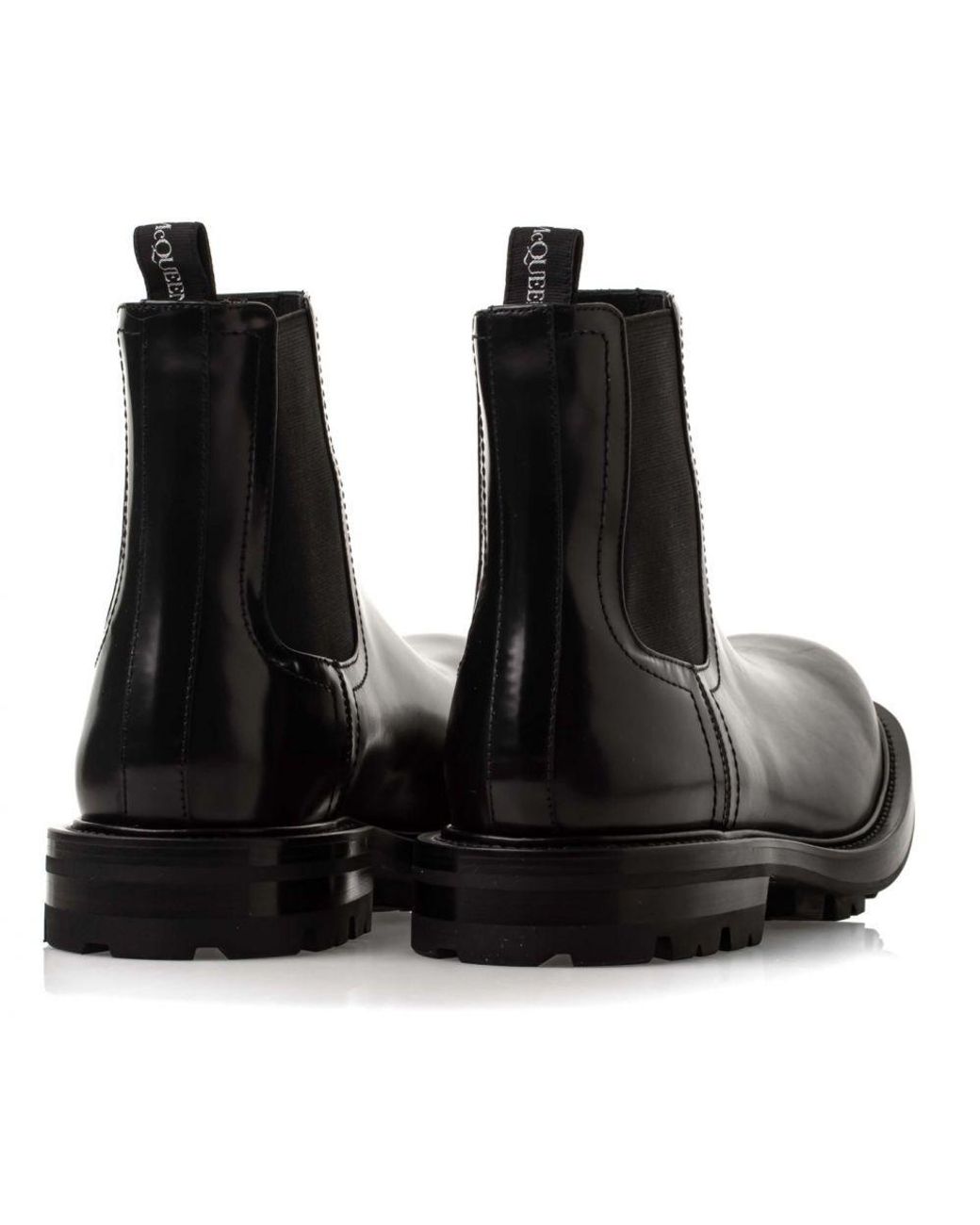 McQueen Black Watson Chelsea Boots for men