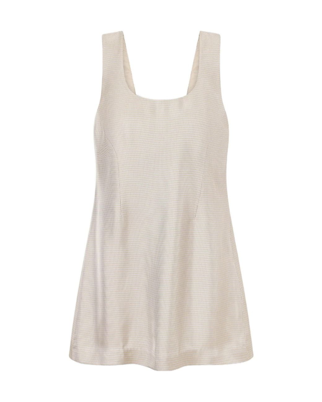 Kallmeyer White Eloise Satin Mini Dress
