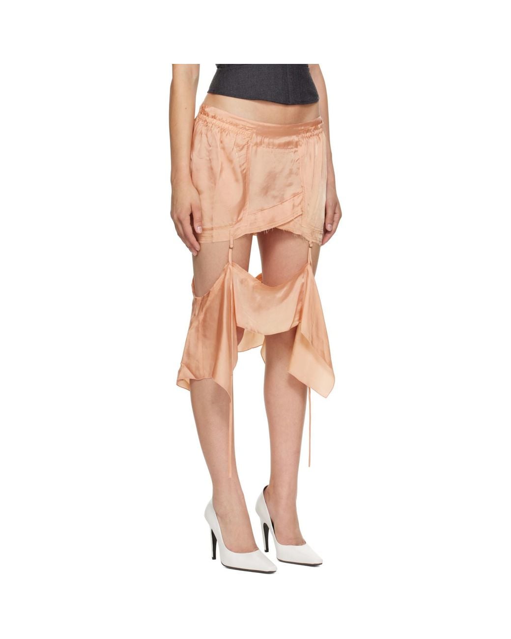 KNWLS Pink Paneled Skirt