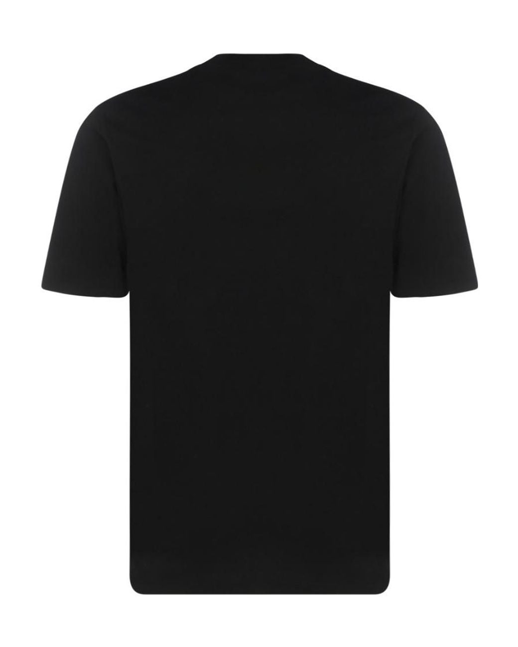 Moschino Black Logo Print Crew-Neck T-Shirt for men