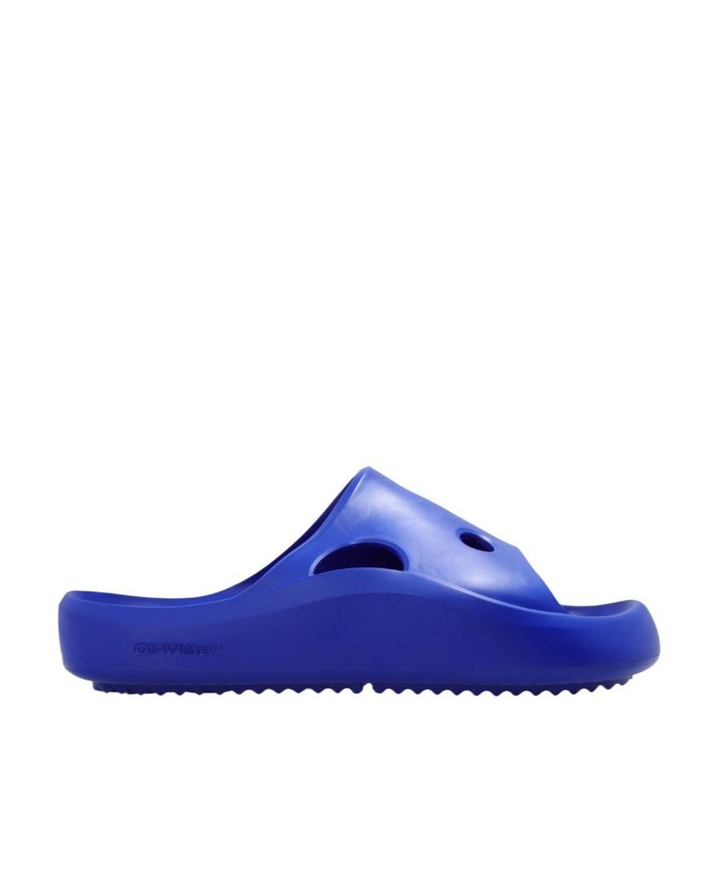 Off-White c/o Virgil Abloh Blue Meteor Cut-Out Slides for men