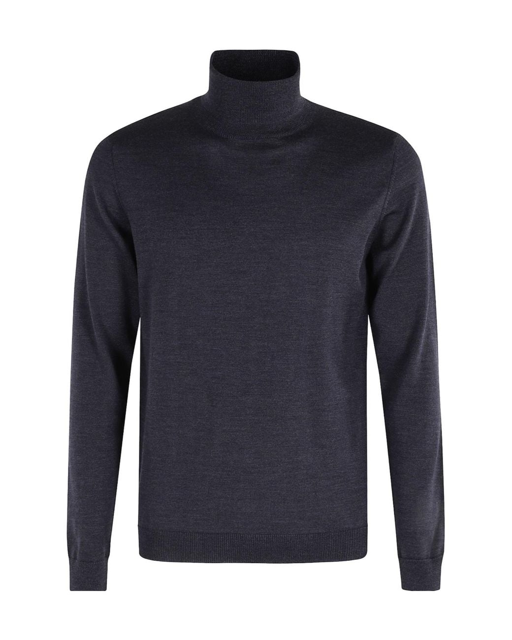 Roberto Collina Blue Turtleneck Long Sleeve Sweater for men