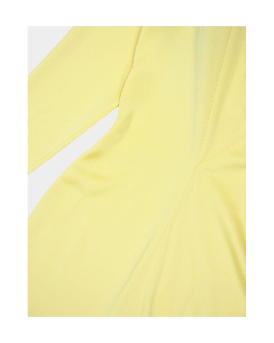 Stella McCartney Yellow Cowl-Neck Maxi Dress