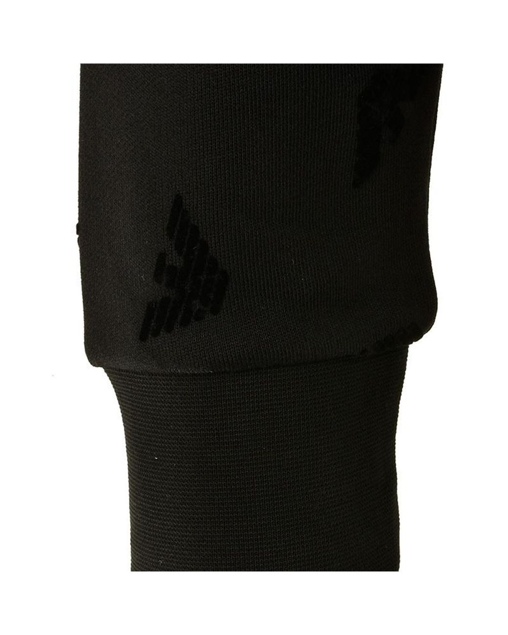 Armani Jeans Black Hooded Casual Sweater for men