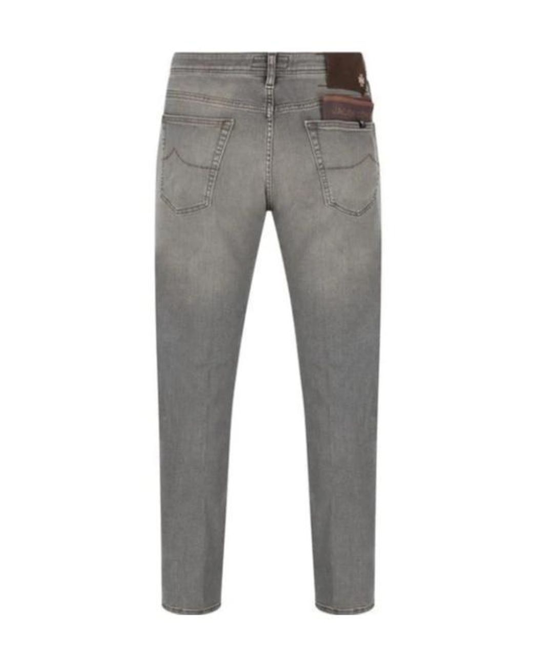 Jacob Cohen Gray Belt Loop Jeans for men