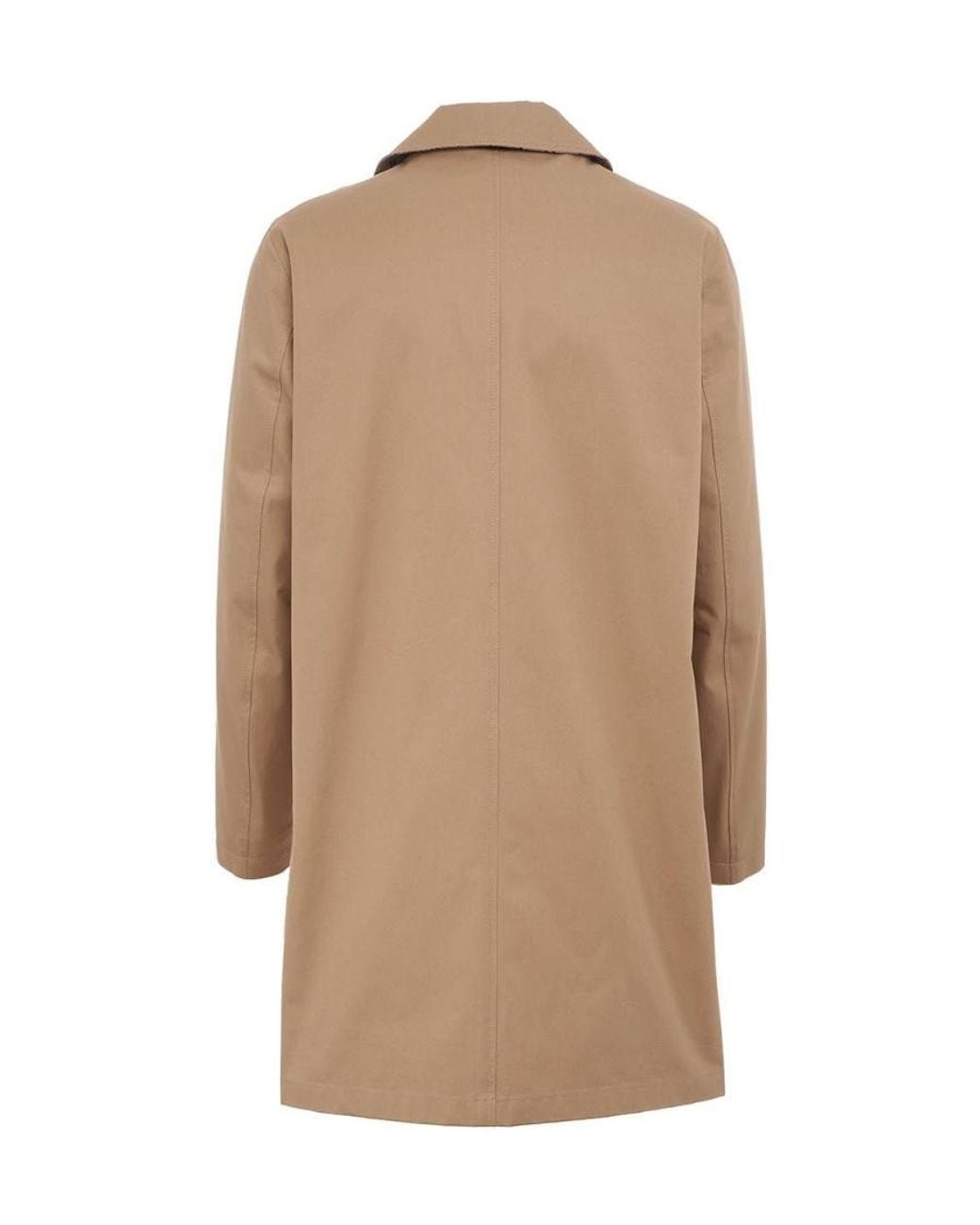 Herno Natural Button-Up Long Coat for men