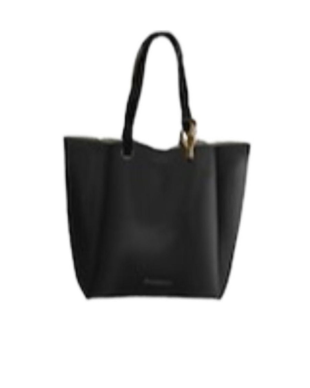 J.W. Anderson Black Jw Anderson Chain Detailed Tote Bag