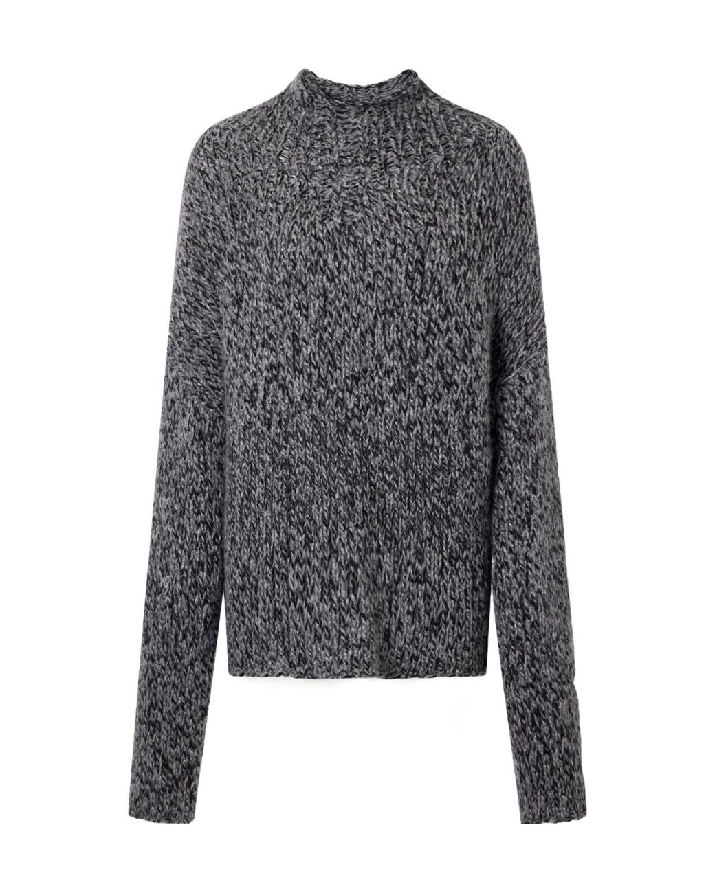 Khaite Gray Turtleneck Sweater