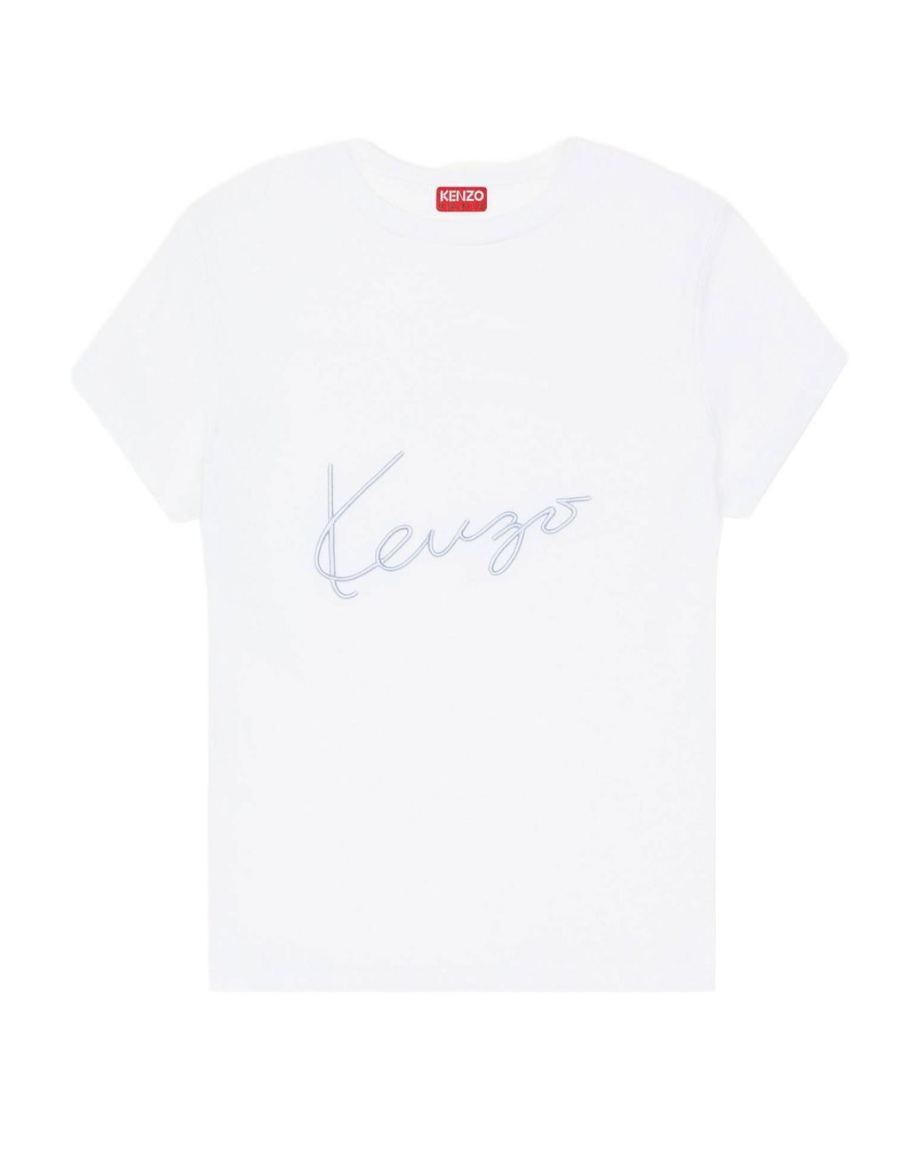 KENZO White Embroidered Logo T-Shirt