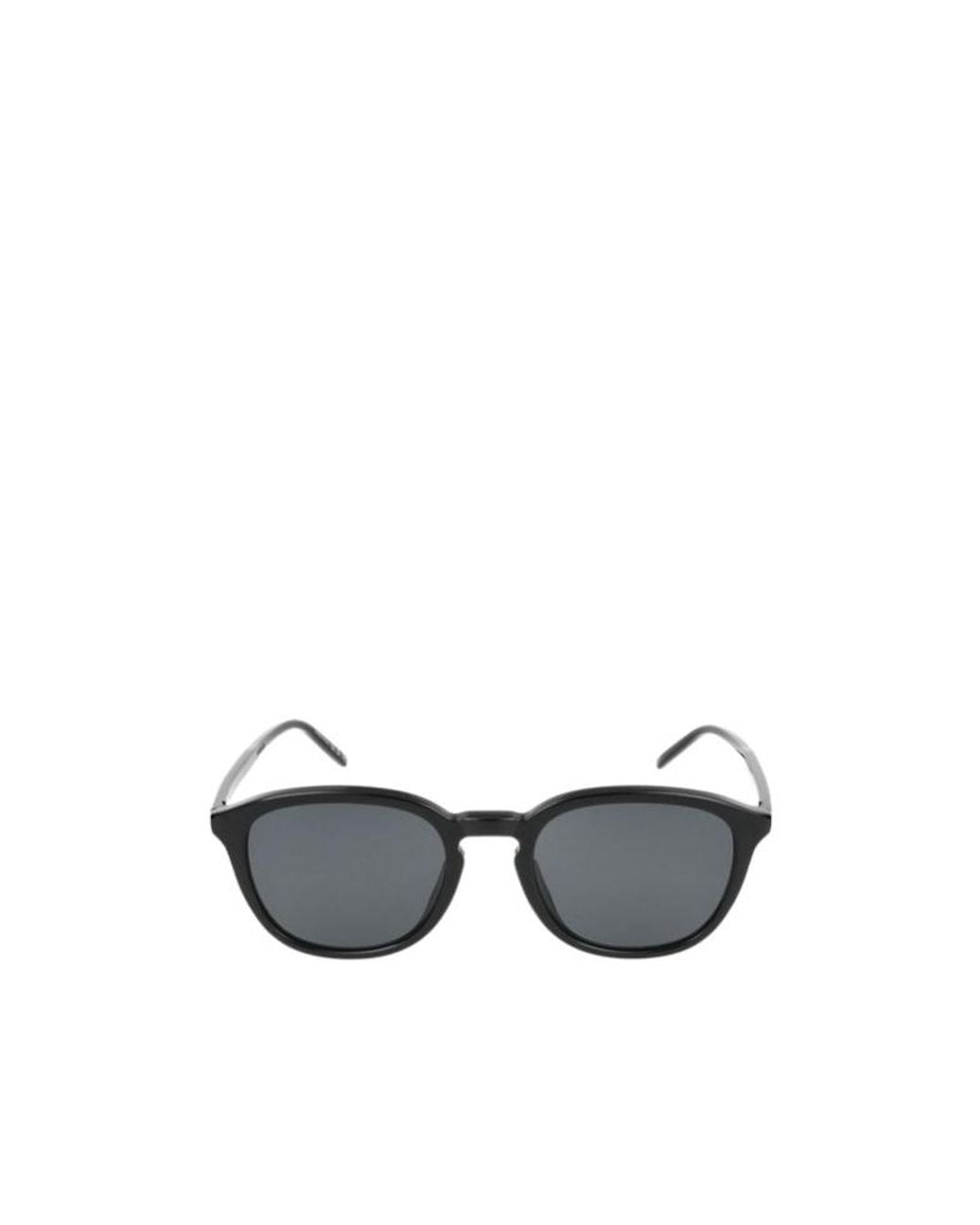 Saint Laurent Metallic Eyewear Oval-Frame Sunglasses for men