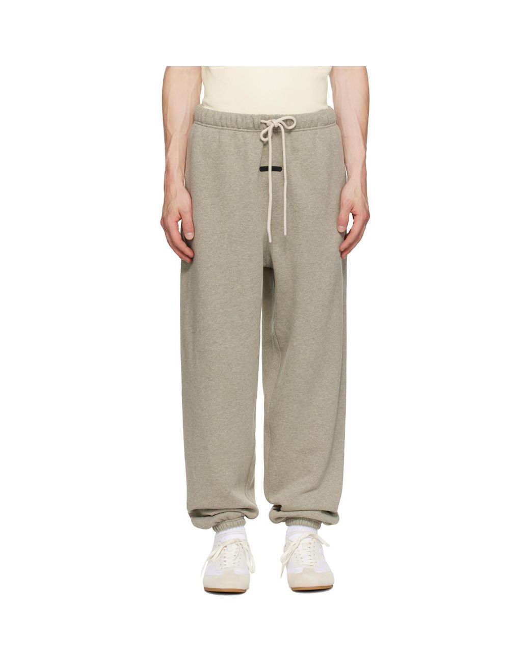 Fear Of God Gray Classic Fleece Sweatpants for men