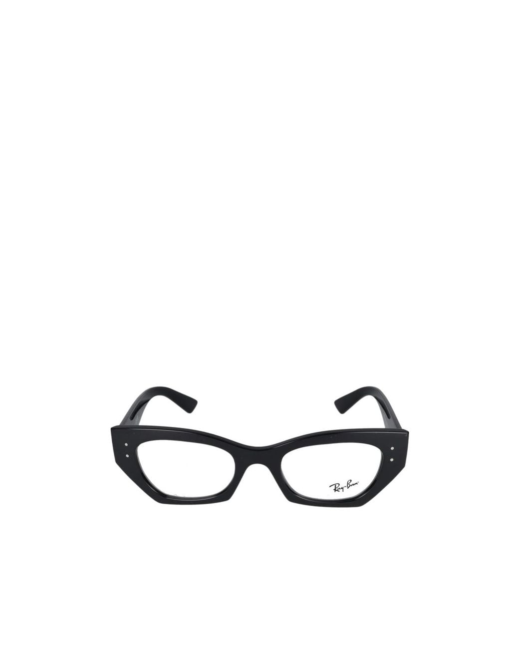 Ray-Ban White Zena Cat-Eye Frame Glasses for men