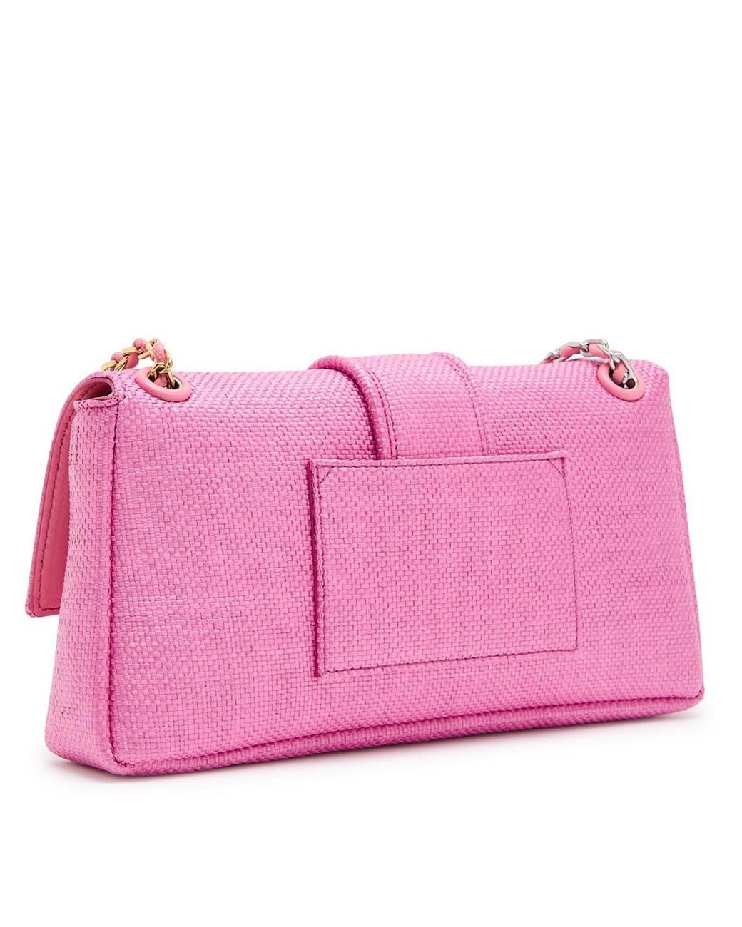 Jacquemus Pink Fabric Elongated Flip-Top Bag