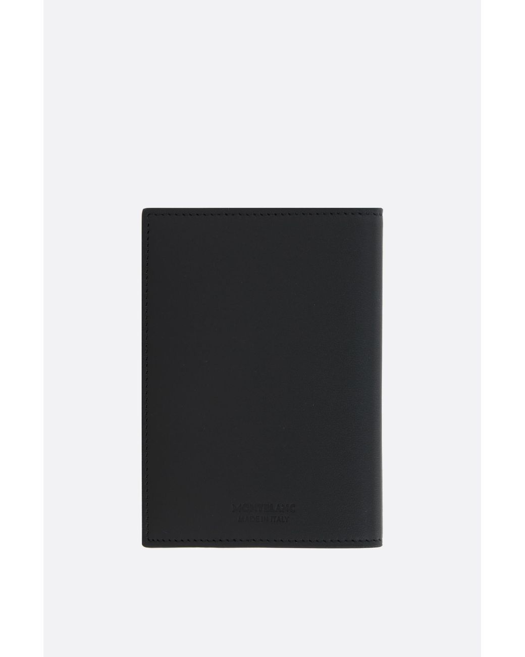 Montblanc Black Meisterstück Selection Leather Passport Holder for men