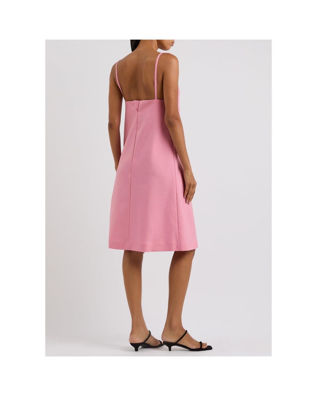 Jacquemus Pink Strap Short Dress