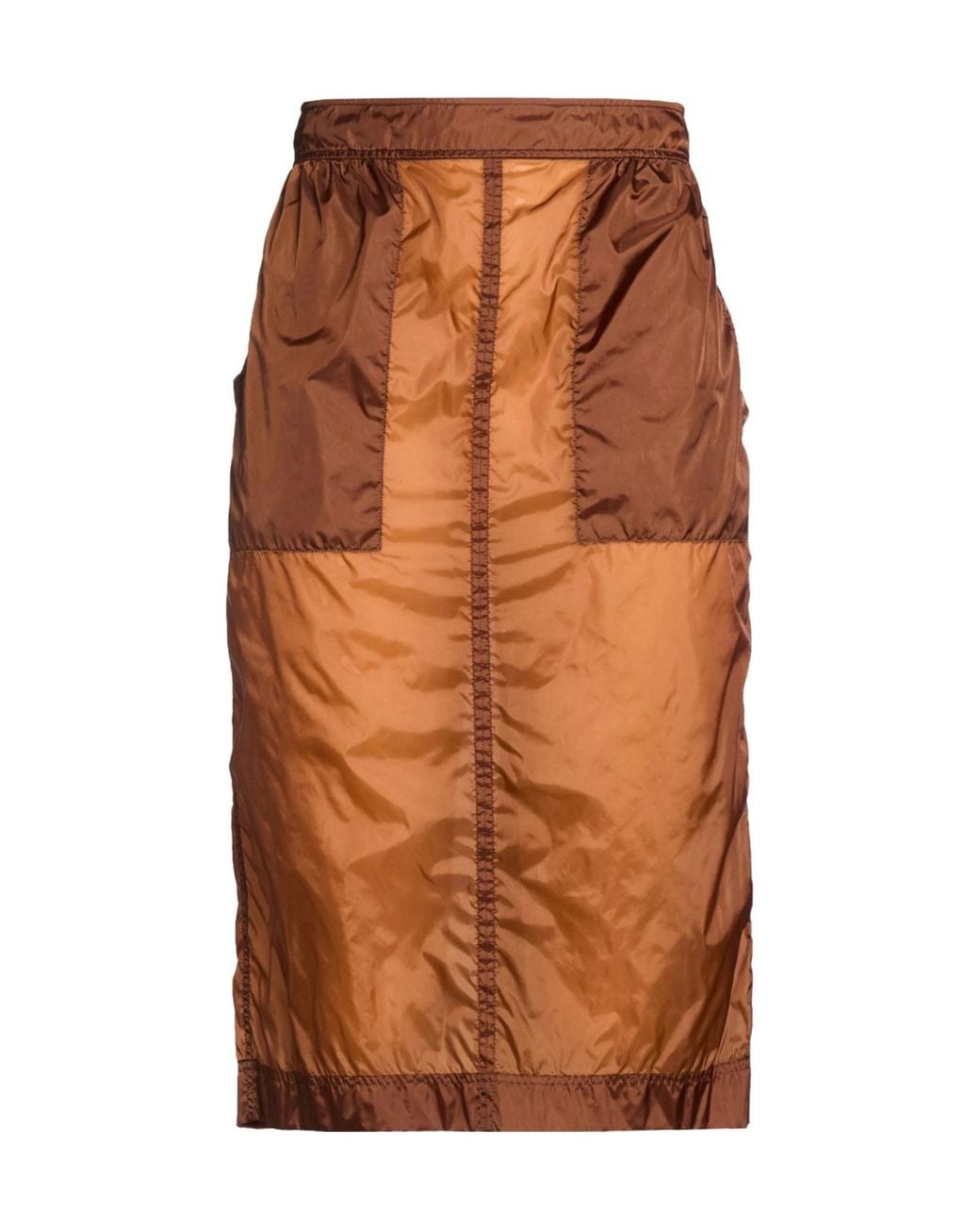 Saint Laurent Brown Simple Pencil Skirt