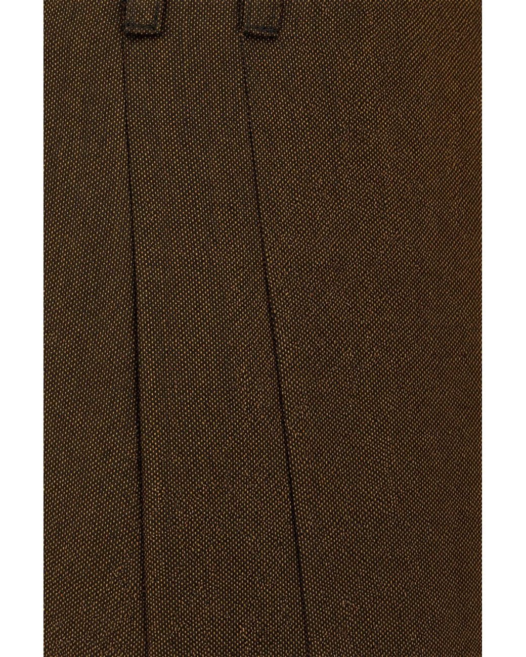 Alberta Ferretti Brown Casual Trousers With Belt Loops