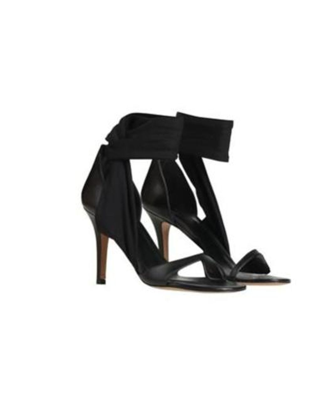 Isabel Marant Black Minimalist Stylish High Heel Sandals