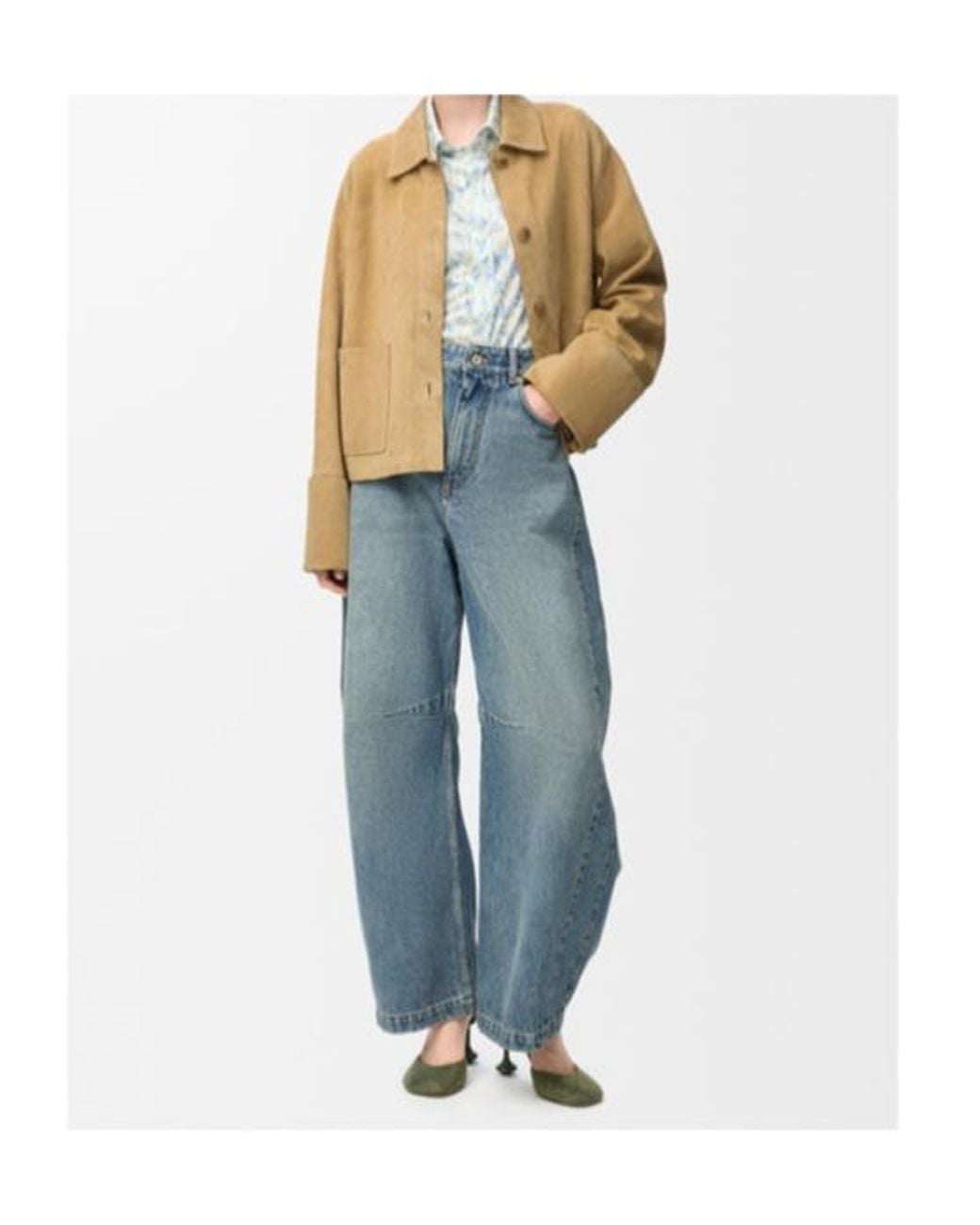 Loewe Natural Turn-Up Cuff Jacket