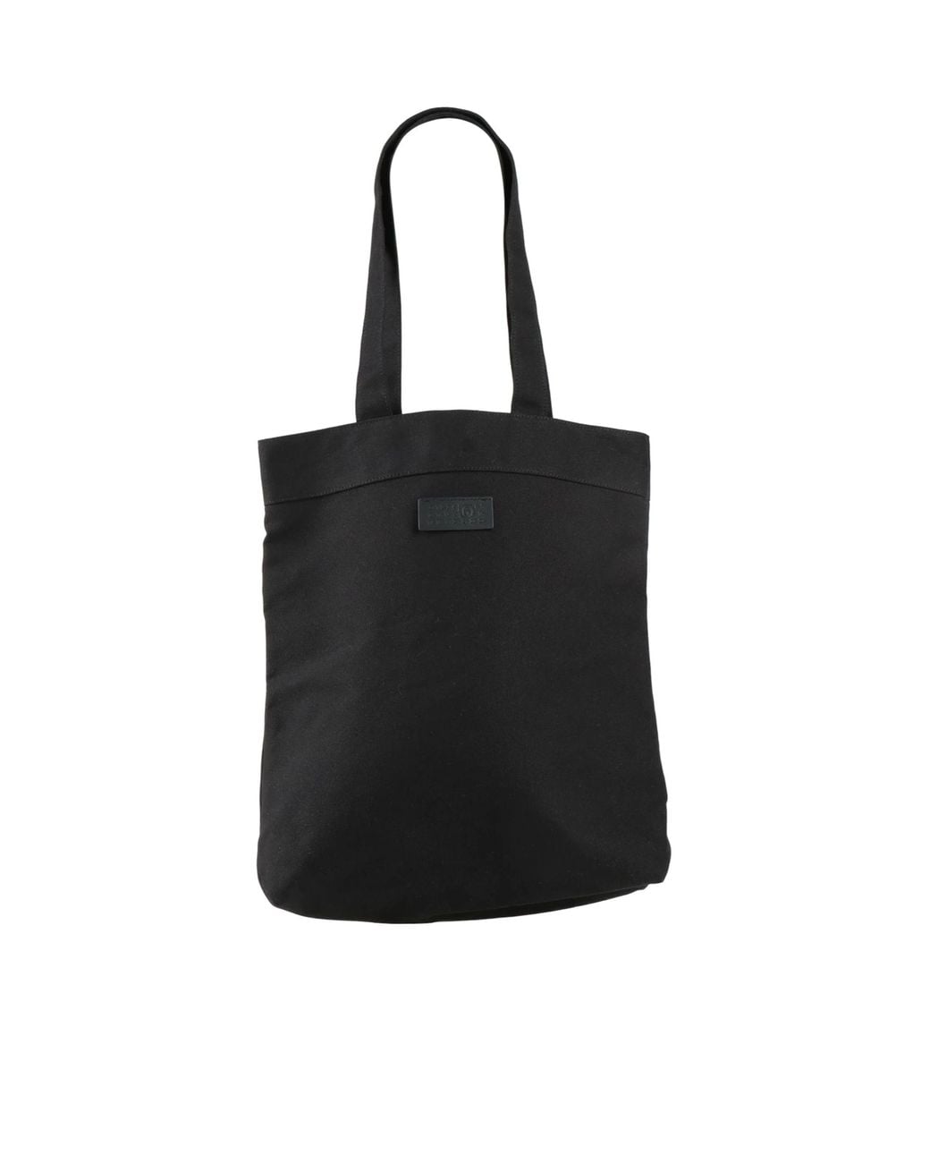 MM6 by Maison Margiela Black Minimalist Large-Capacity Canvas Bag