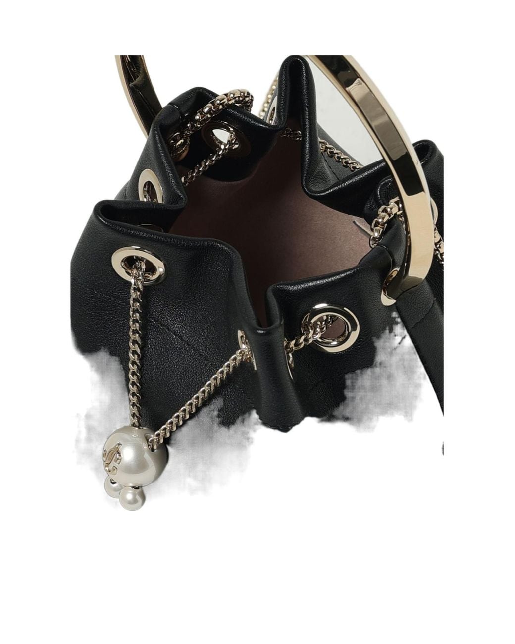 Jimmy Choo Black Bon Bon Mini Bag