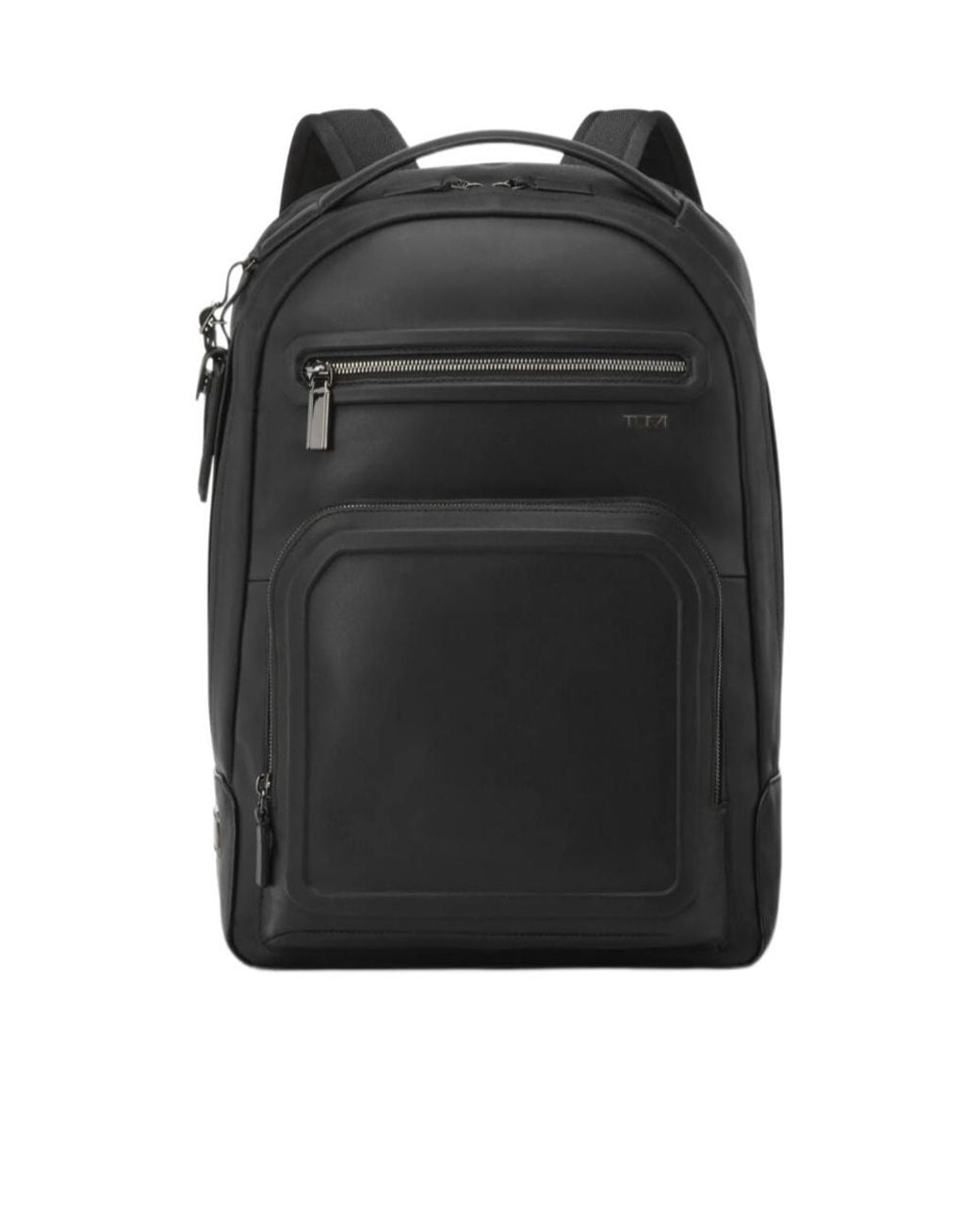 Tumi Black Harrison Warren Zip Backpack for men