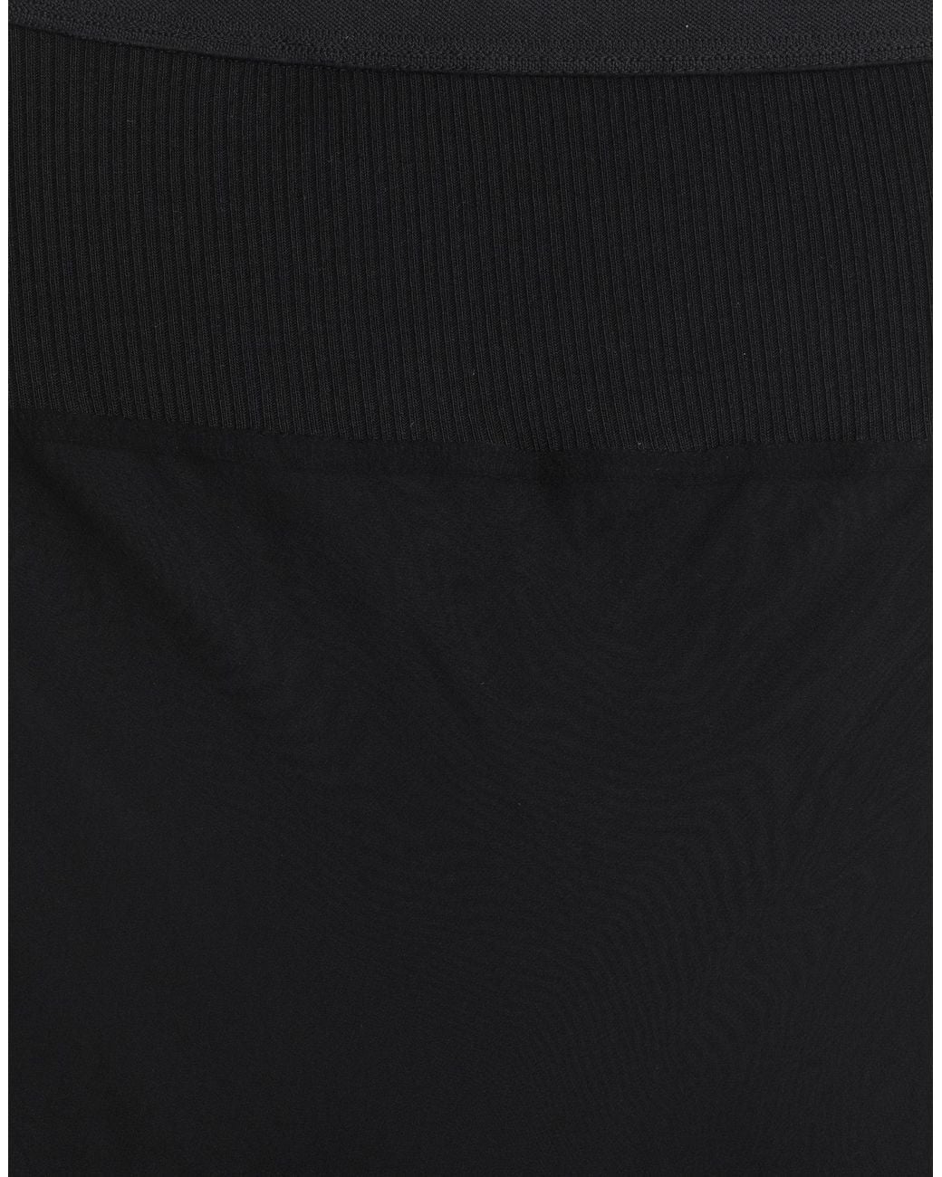Rick Owens Black Solid-Color Light And Thin Knitted Dress