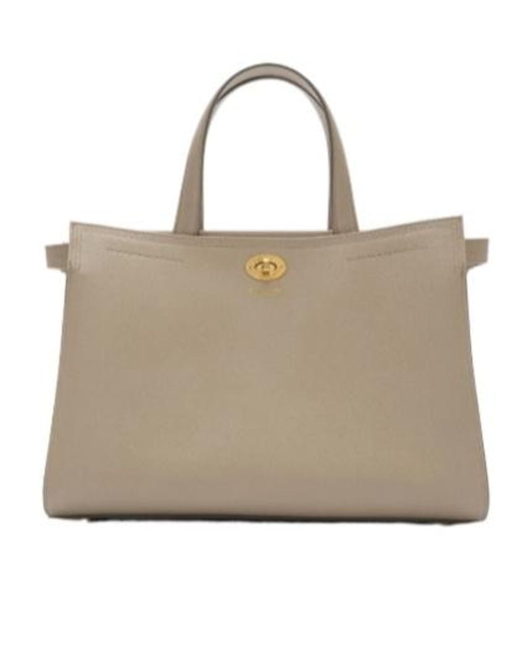 Burberry Natural Small Check Cotswolds Tote Bag
