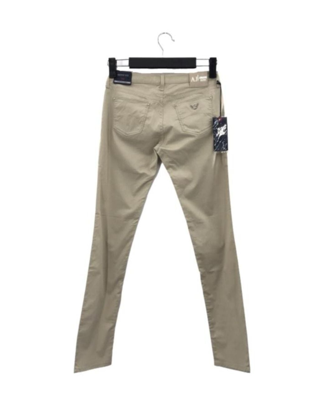 Armani Jeans Gray Logo Decal Jeans Pants