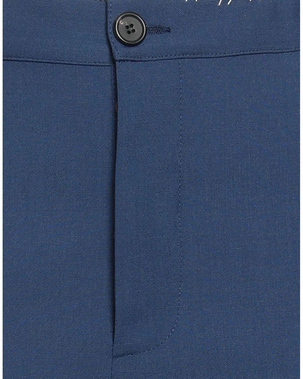 Marni Blue Minimalist Tapered Pants