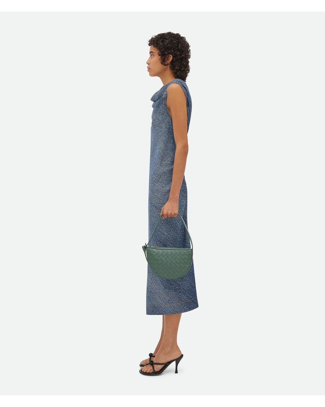 Bottega Veneta Green Intrecciato Shoulder Bag