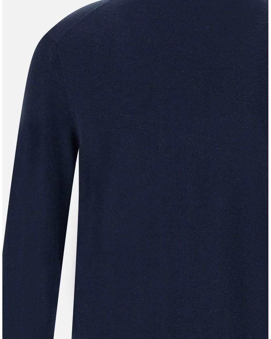 Polo Ralph Lauren Blue Polo Pony Embroidered V-Neck Jumper for men