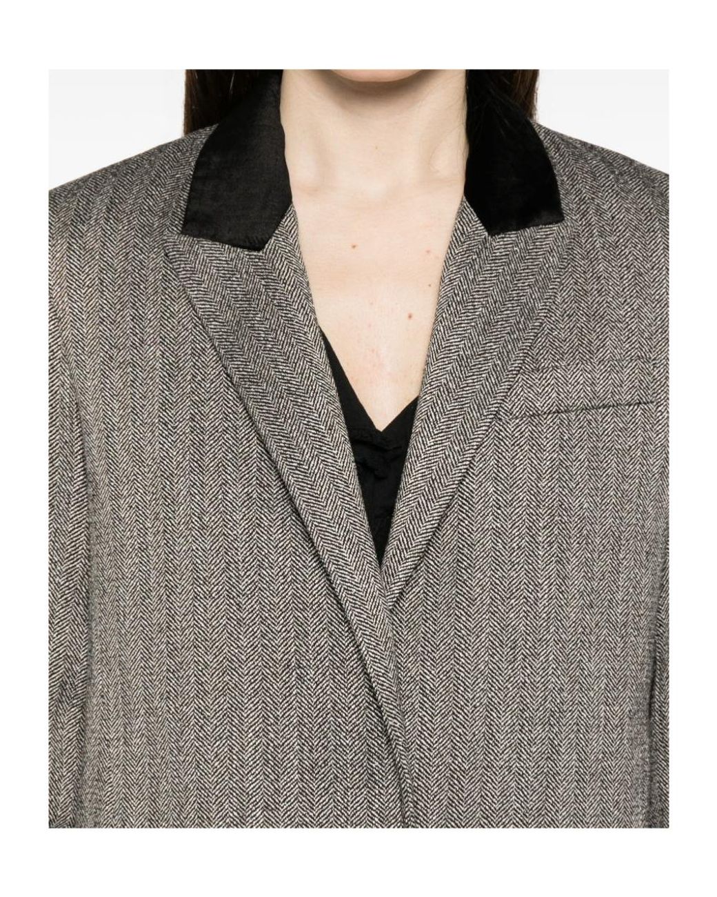Forte_forte Gray Long-Sleeve Blazer
