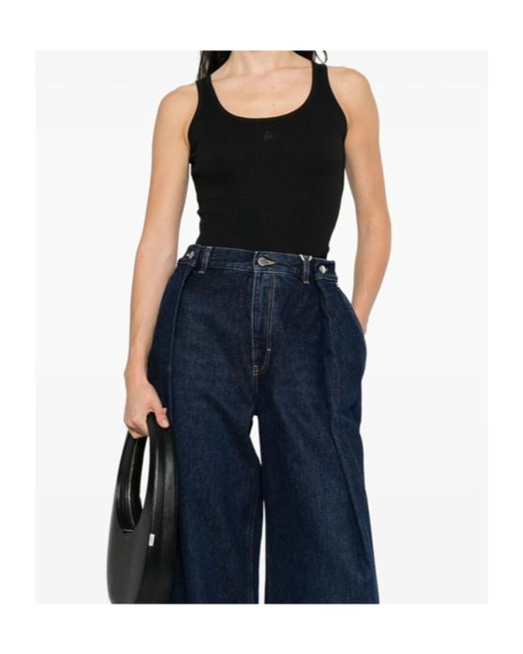 Amiri Black Stretch Top