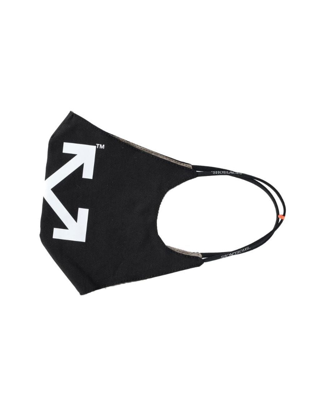 Off-White c/o Virgil Abloh White Arrow Logo Printed Face Mask for men
