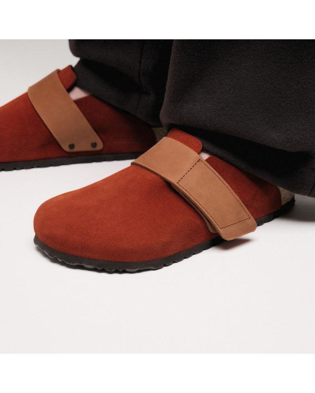 Birkenstock Red Loma Slip-On Sandals for men
