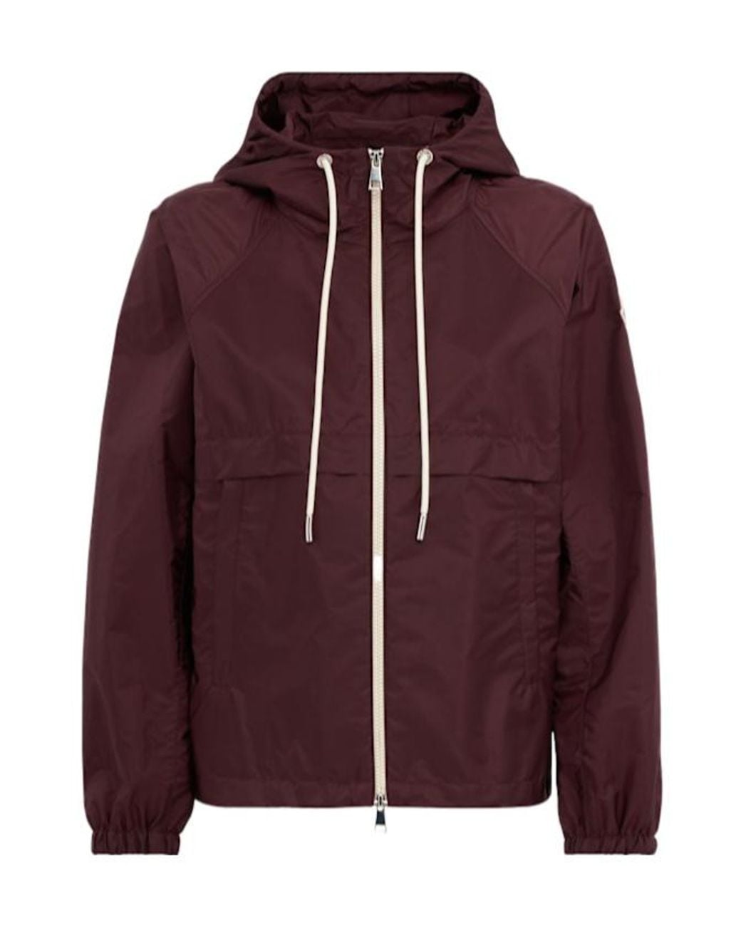 Moncler Purple Coquelicot Hooded Nylon Casual Jacket