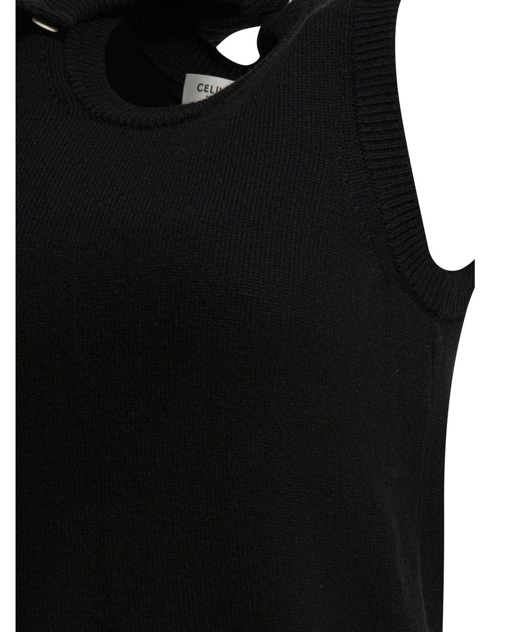 Céline Black Twinset Cardigan