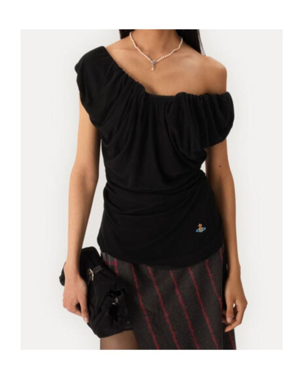 Vivienne Westwood Black Ginnie Jersey Top