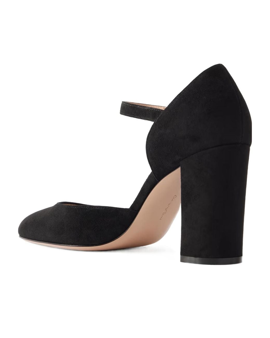 Gianvito Rossi Black Suede Pumps