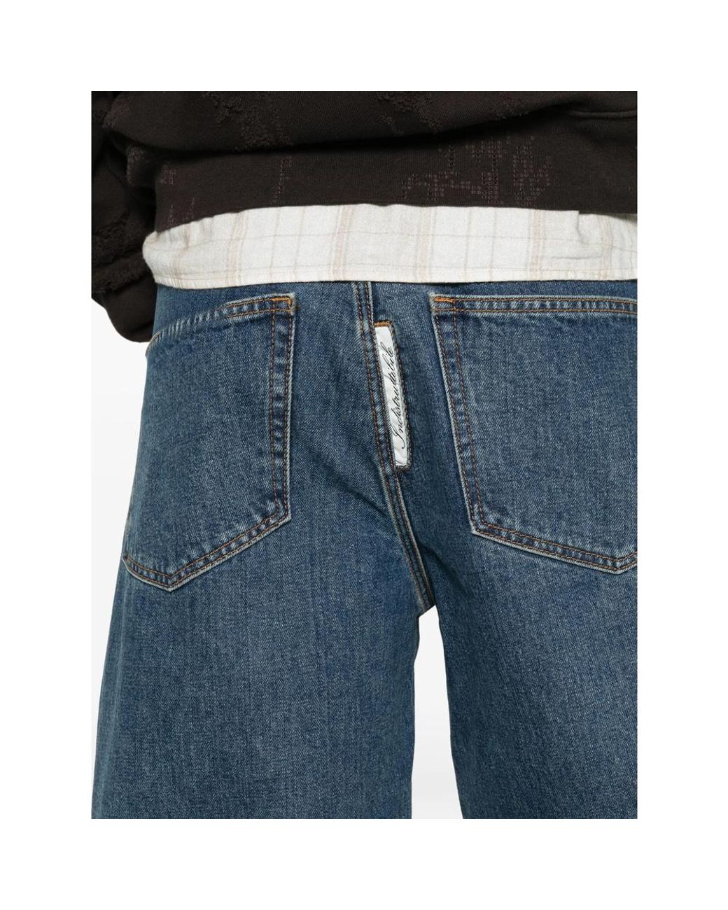 Magliano Blue Belt-Loop Jeans for men