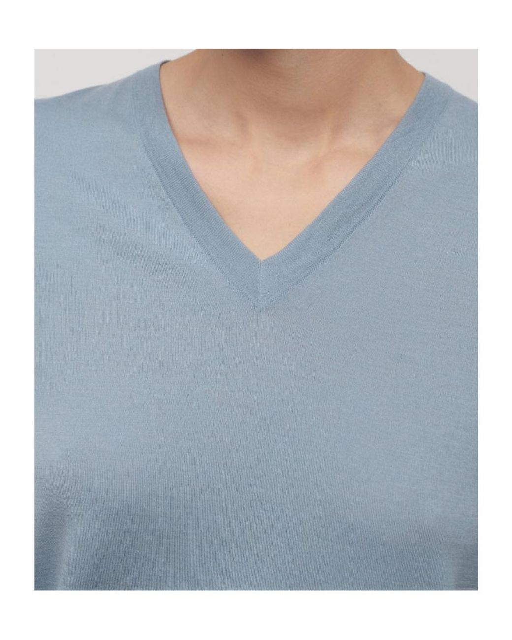 The Row Blue Naius Top