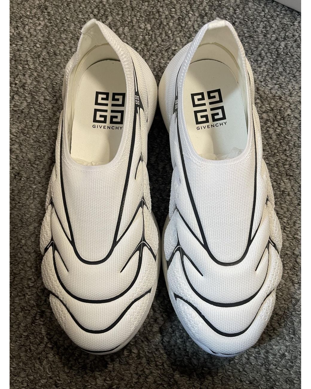Givenchy White Tk-360 Slip-On Sneakers for men