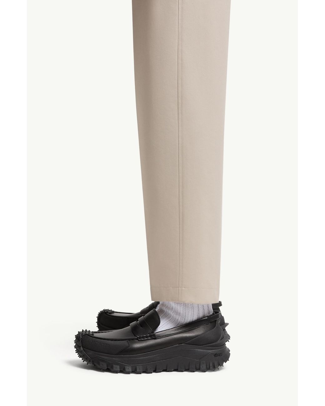 Moncler Natural Tailored Gabardine Pants for men
