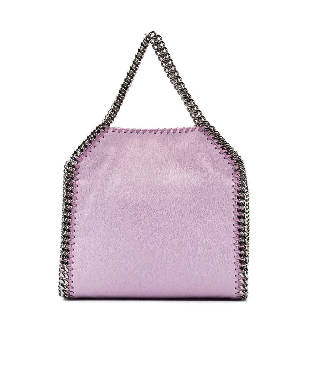 Stella McCartney Purple Falabella Mini Tote Bag