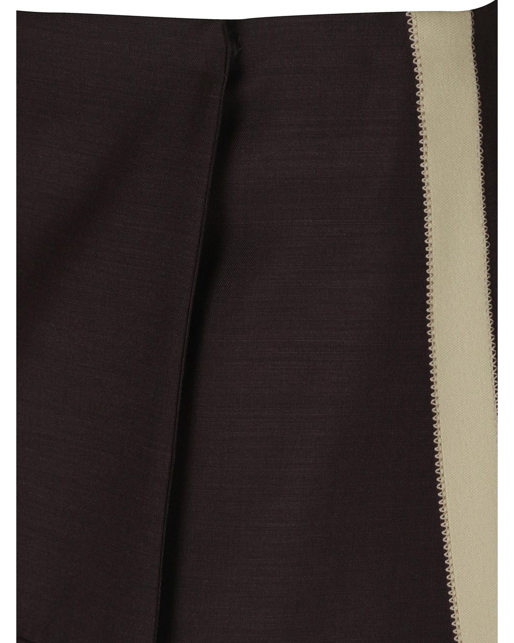 Miu Miu Brown Kid Mohair Miniskirt
