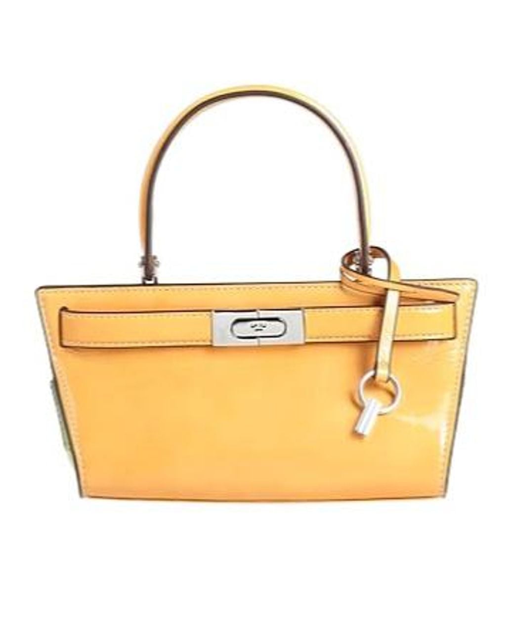 Tory Burch Yellow Minimalist Design Tote Bag